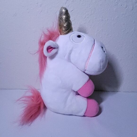 Universal Studios Despicable Me Agnes Fluffy Unicorn Cutie Plush - Picture 3 of 8